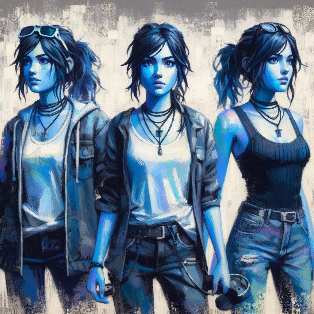 Chic outfit ideas: Jeans and&nbsp;T-shirt.