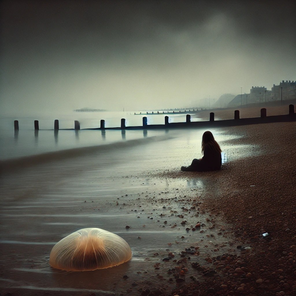 Homeless girl and&nbsp;jellyfish